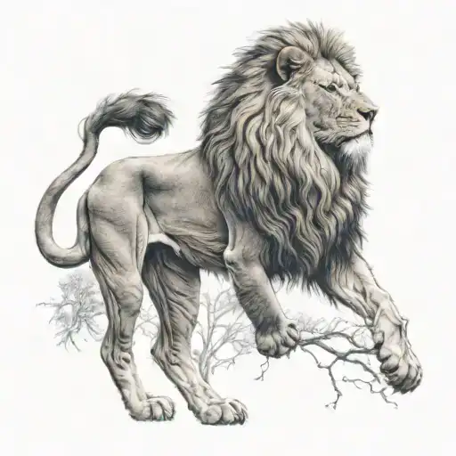 Lion Standing