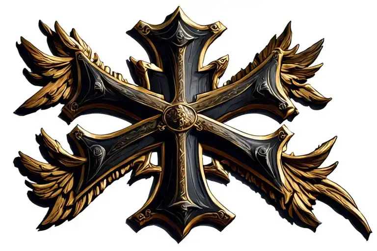 Crusader Cross Symbol