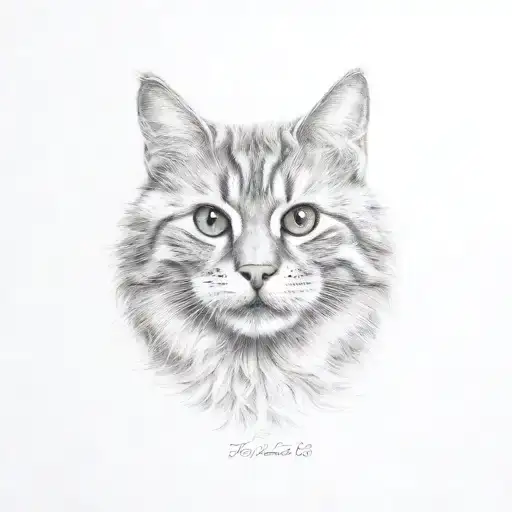 Orange Cat Reaching Something