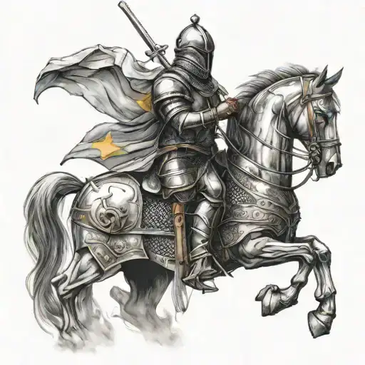 Design Of A Knight To Be Able To Add A Shield In Front