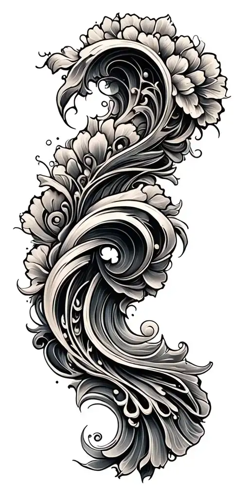 Filigree Wave Design