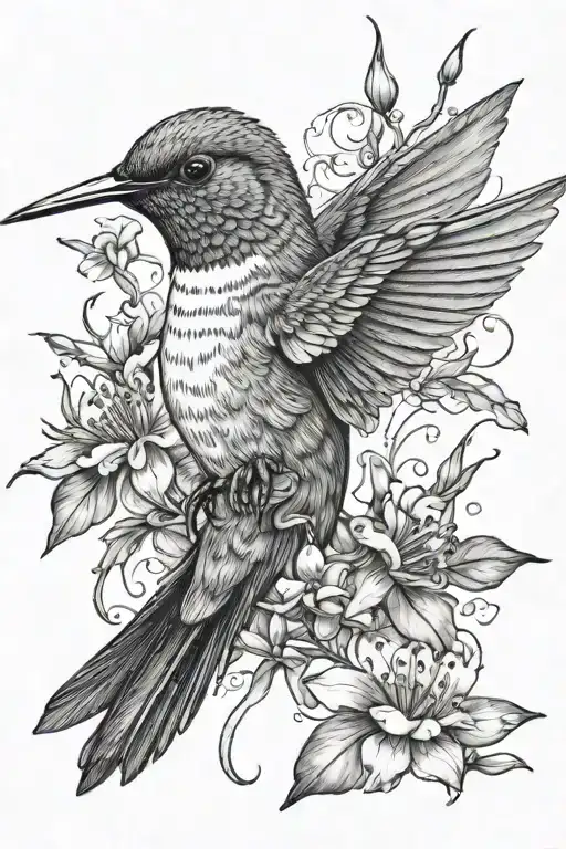 Colibri Realistic Portrait