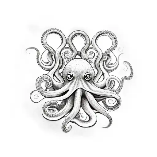 Octopus Clinging