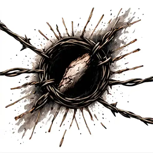 83 Wound By Barbed Wire