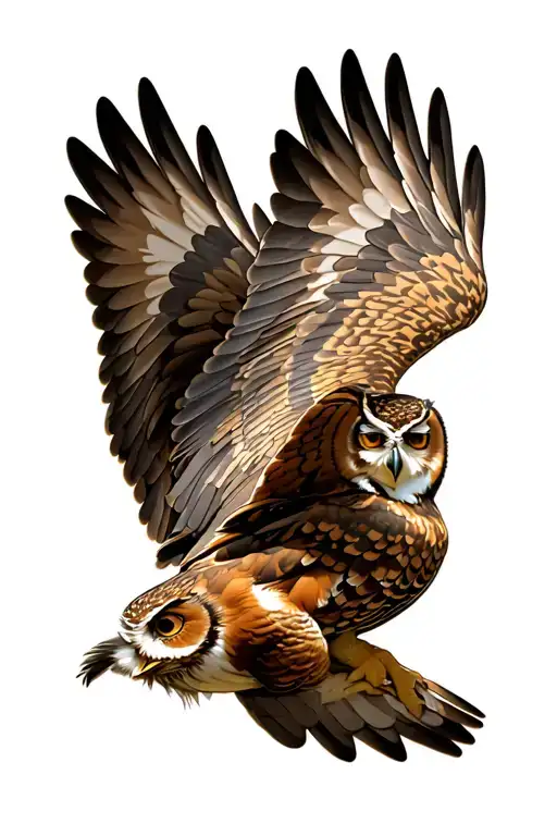 Owl Flying