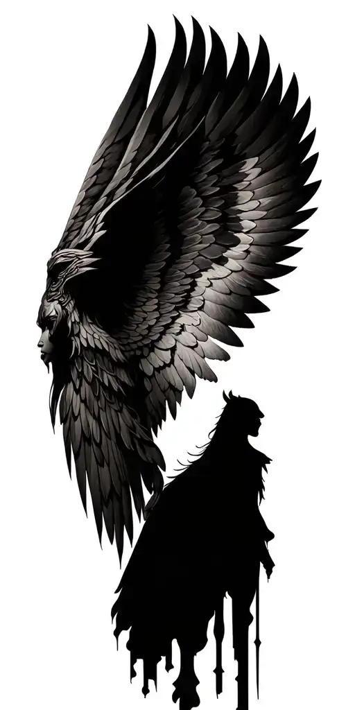 Valkyrie Wings Intertwined