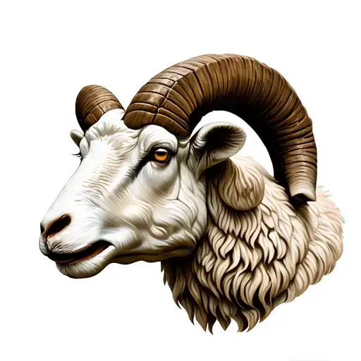 Mountains Stone Sheep Head Ram Head