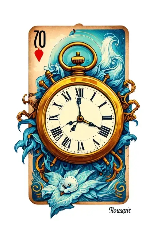 Playiny Card And Clock