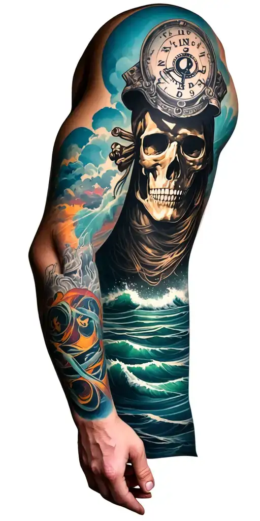 Nautical Arm Sleeve
