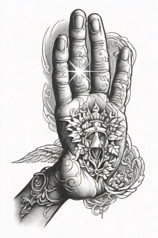 Hand Window To Heaven