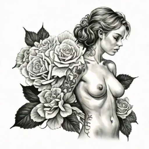 Nude Female Portrait