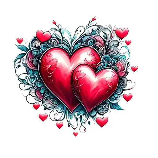 Hearts Symbolizing Love