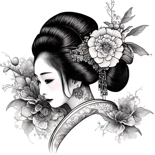 Geisha Wearing
