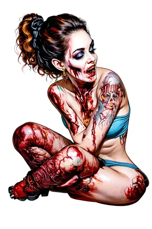 Zombie Pin Up Girl