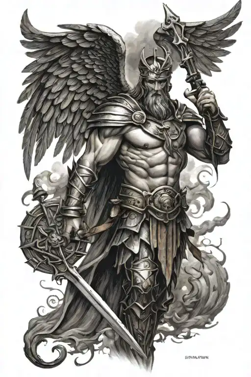 Ares The Greek God Of War Wing Wings Spread