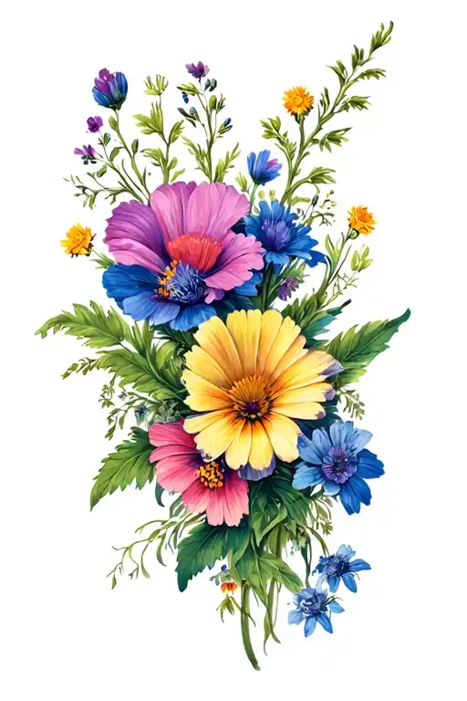 Wildflower Leg Sleeve