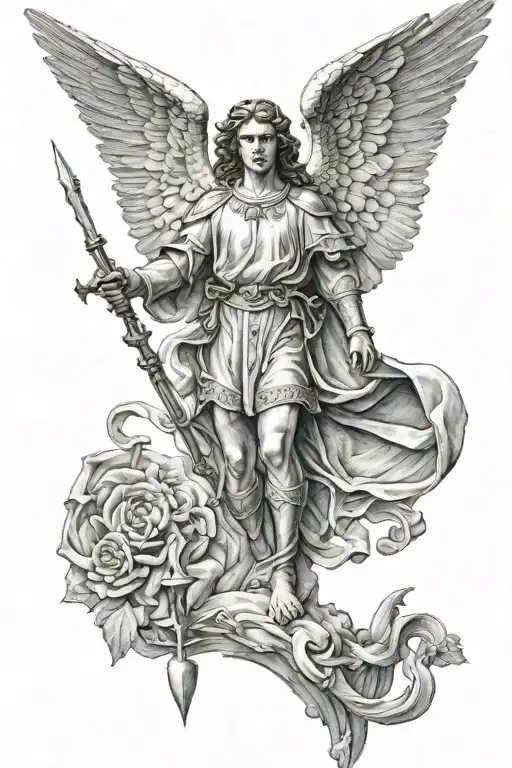 Catholic Tattoo Michael The Archangel