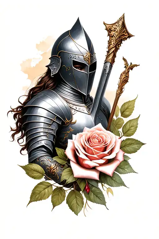 Knight And Rose