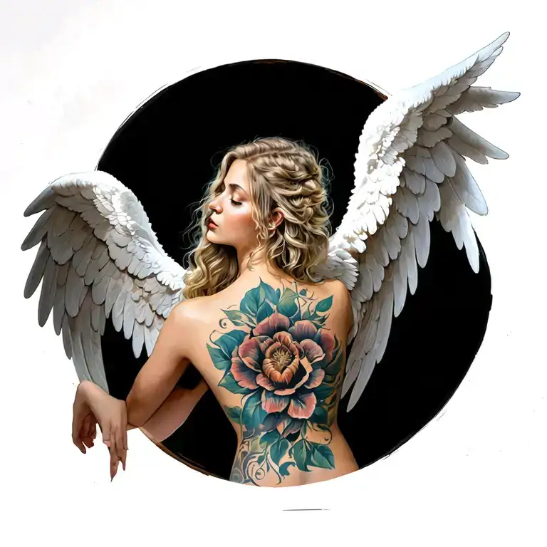 Angel Wings On Back