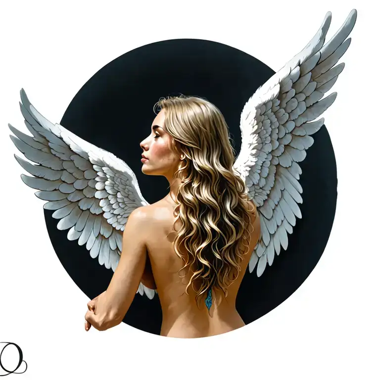 Angel Wings On Back