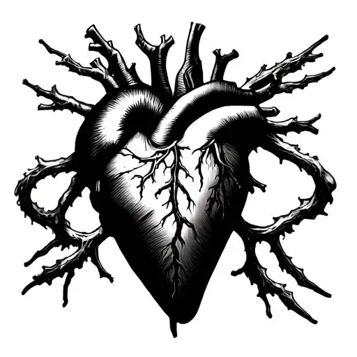 Seeing Real Heart Inside Chest