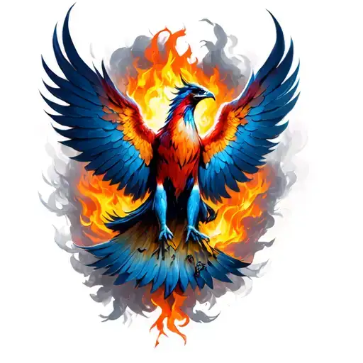 Phoenix Rising From The Ashes