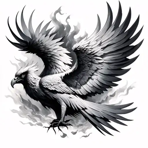 Phoenix Rising From The Ashes