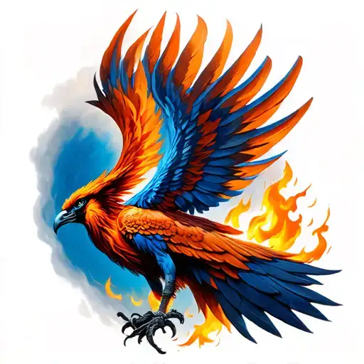 Phoenix Rising From The Ashes