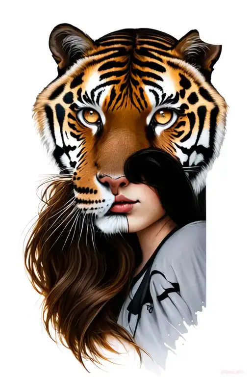 Half Girlfriends Eyes And Tiger Surrounded