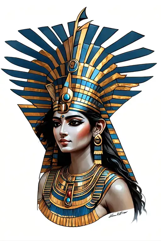 Egyptian Goddess Surrounded