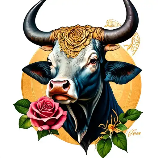 Rose Astrological Sign Bull