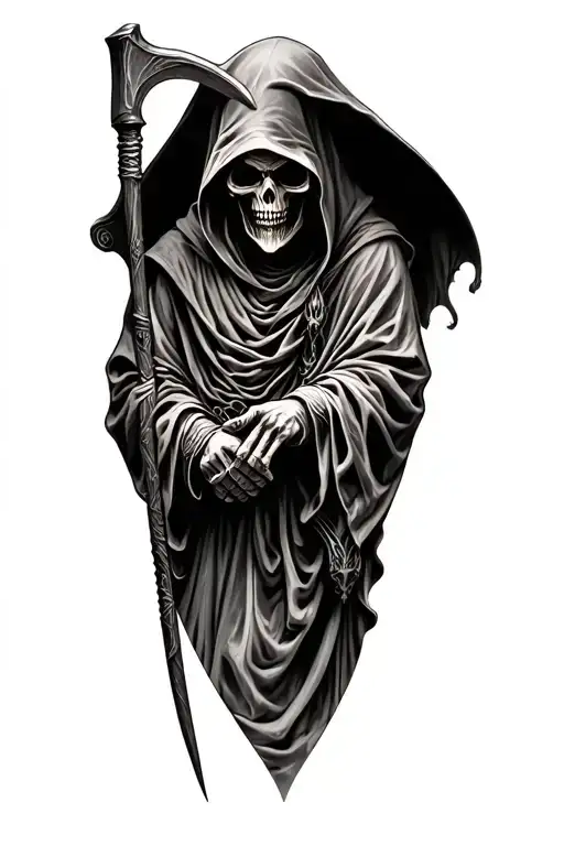 Grim Reaper With Scythe
