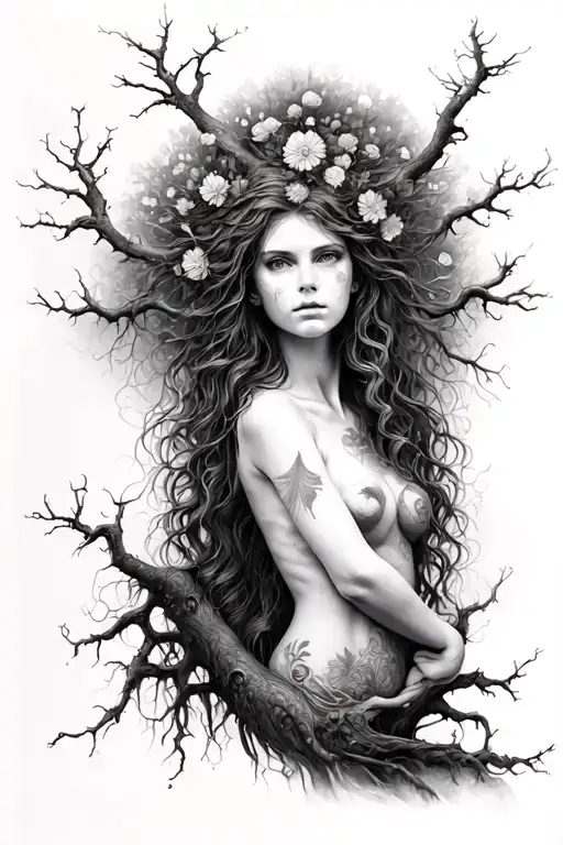 Tree Woman Morph