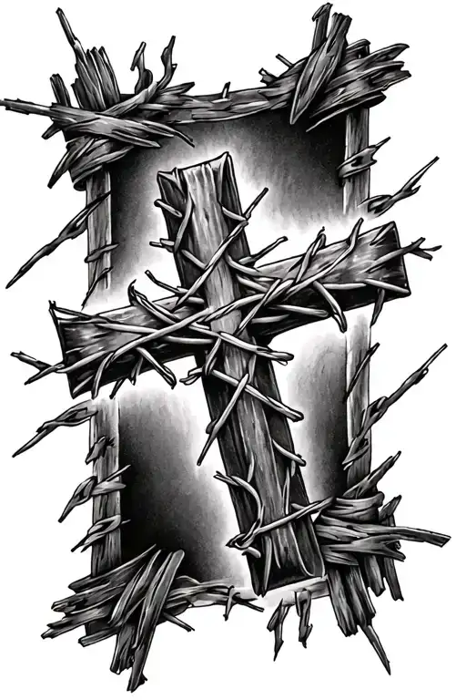 Cross Barbed Wire