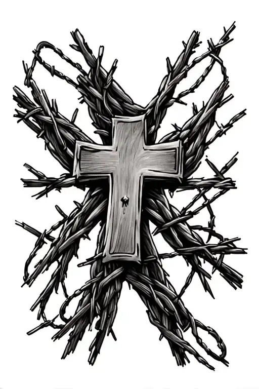 Cross Barbed Wire