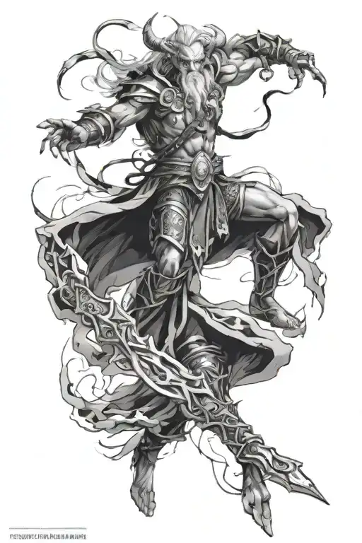 Perun Holding Thunder In His