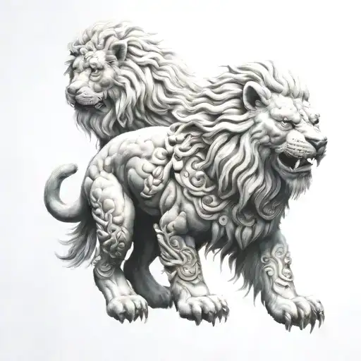 Tibetan Snow Lion