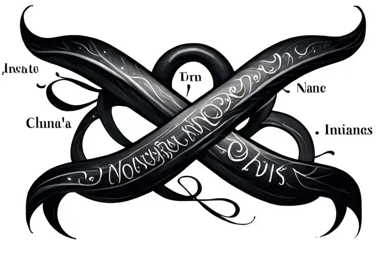 Infinity Symbol With Names