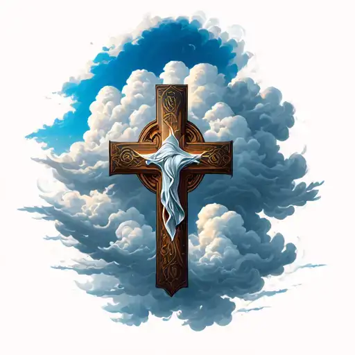 Clouds With Cross