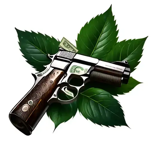 Gun And Money Tree Growing