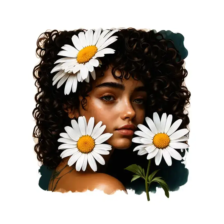 Daisy Flower Head Only