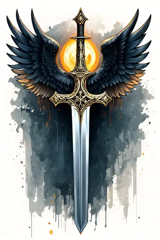 Cross Sword Wings