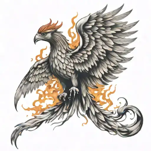 Phoenix Rising From The Ashes