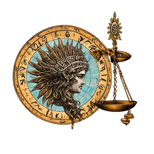 Zodiac Libra Scale