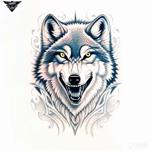 A Wolf Gnashing Teeth