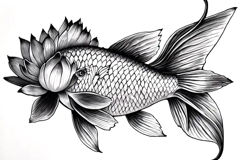 Lotus Koi Fish