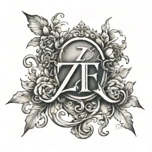 Tattoo That Reminds Hope With The Letters Zfj