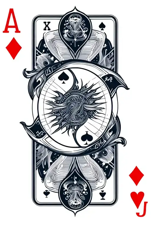 Zodiac Sign Twin Poker Cards Techno Music