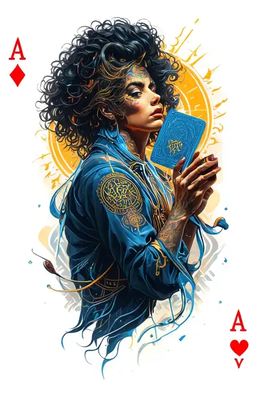 Zodiac Sign Twin Poker Techno Music Concert Scene