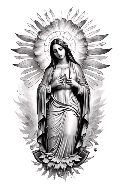 Misato Neo Genesis As Virgin Mary Mexican Style